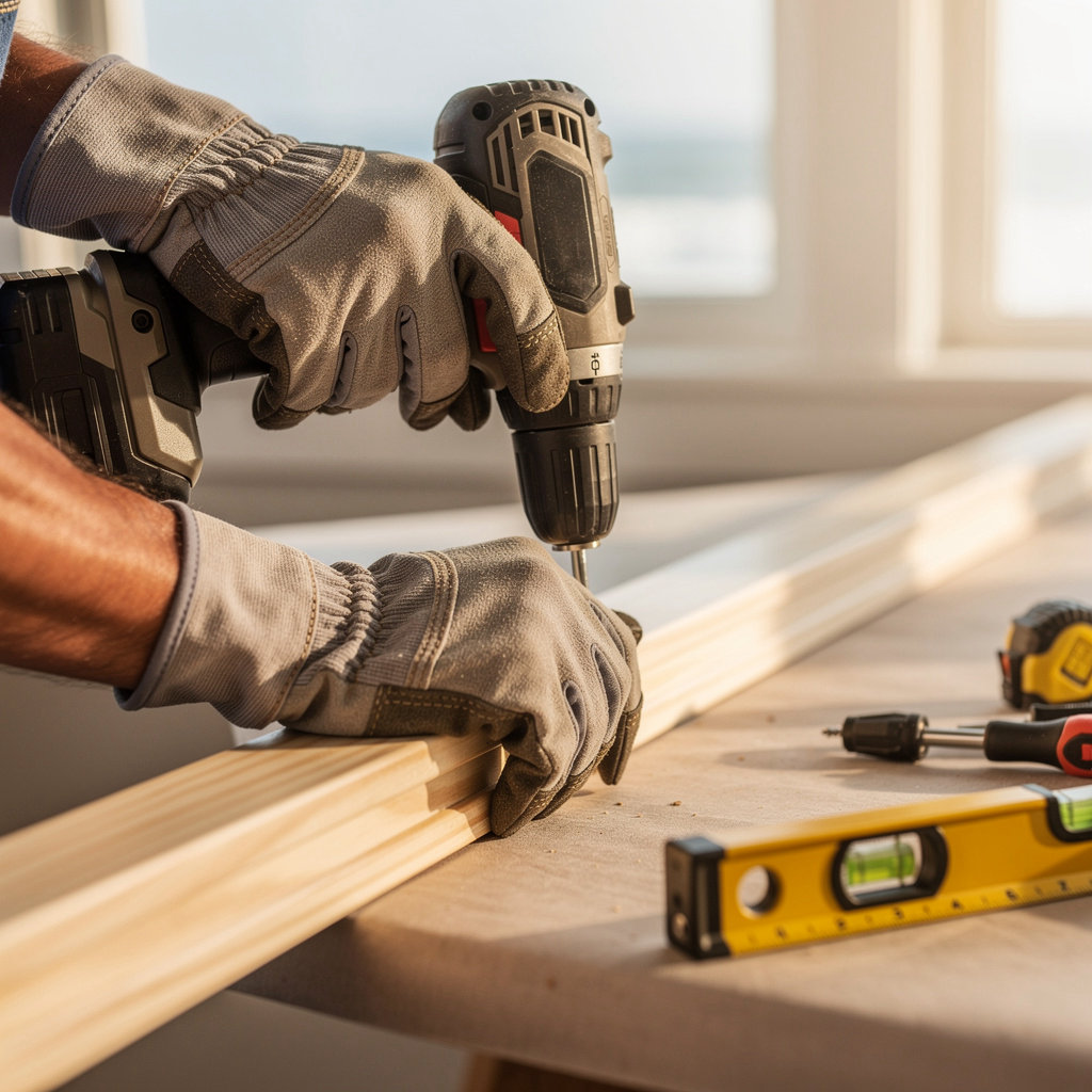 Steven Mcneese Handyman Services professional providing quality repair work in a Carolina Beach home